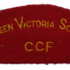 Queen Victoria School C.C.F. Cloth Shoulder Title