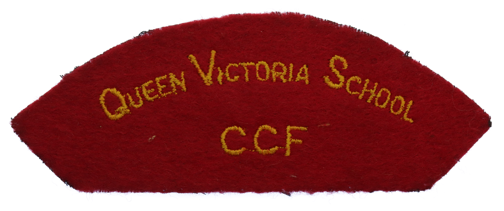 Queen Victoria School C.C.F. Cloth Shoulder Title