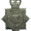Derby Borough Police Helmet Plate - Queen's Crown