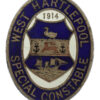 1914 West Hartlepool Special Constable Enamelled Lapel Badge