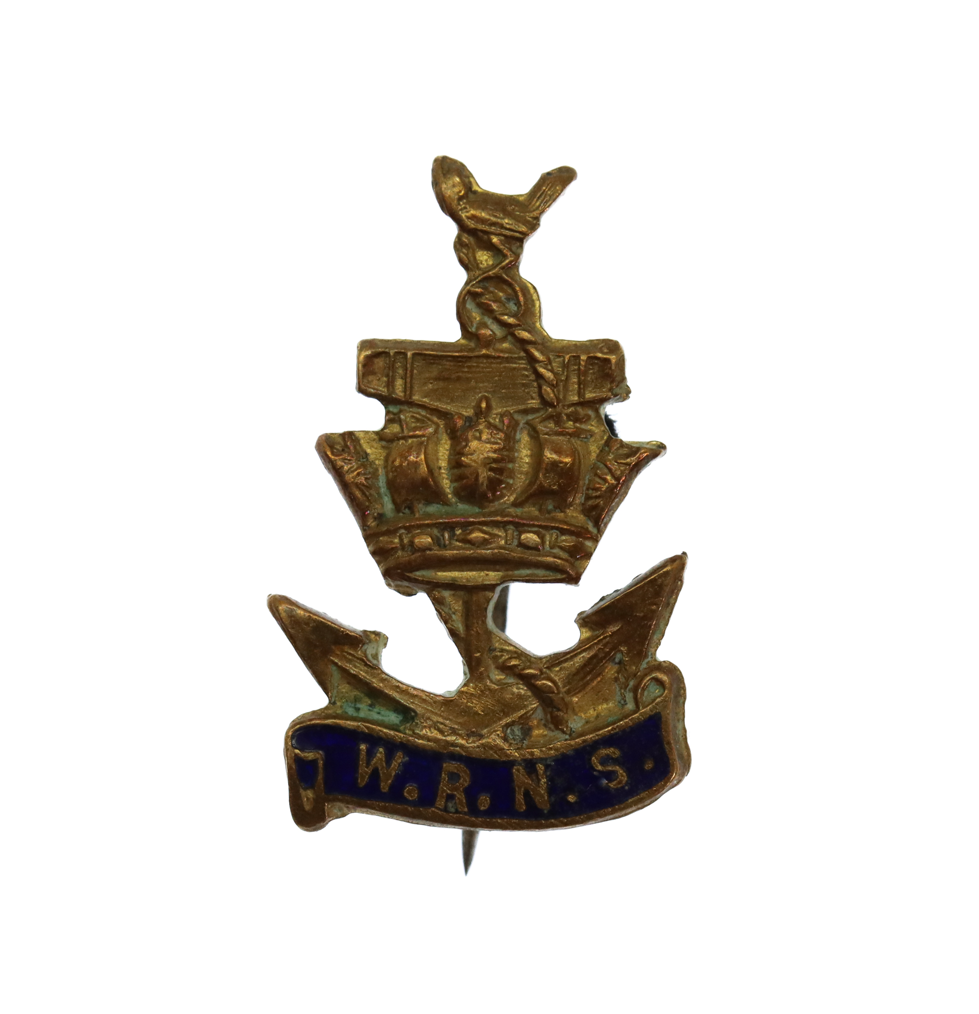 Women's Royal Navy Service (W.R.N.S.) Enamelled Lapel Badge