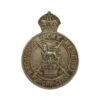 Regular Army Reserve of Officers 1953 Hallmarked Silver Lapel Badge - King's Crown