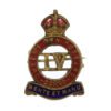 4th Queen's Own Hussars Enamelled Sweetheart Brooch/Lapel Badge - King's Crown