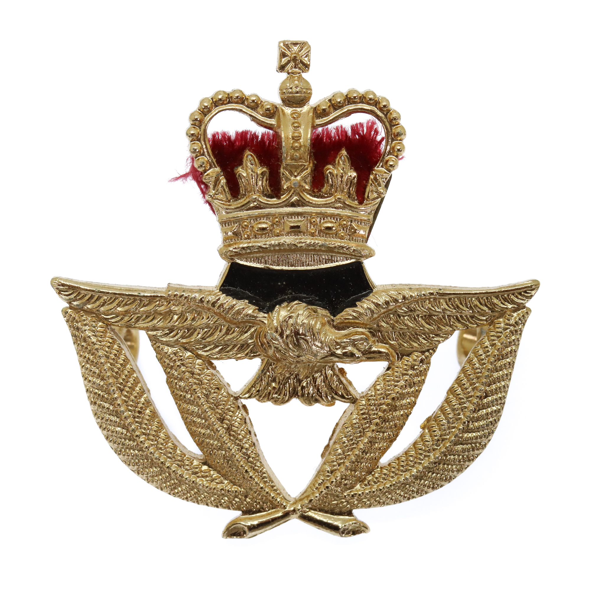 Royal Air Force (R.A.F.) Warrant Officer's Anodised (Staybrite) Beret Badge 