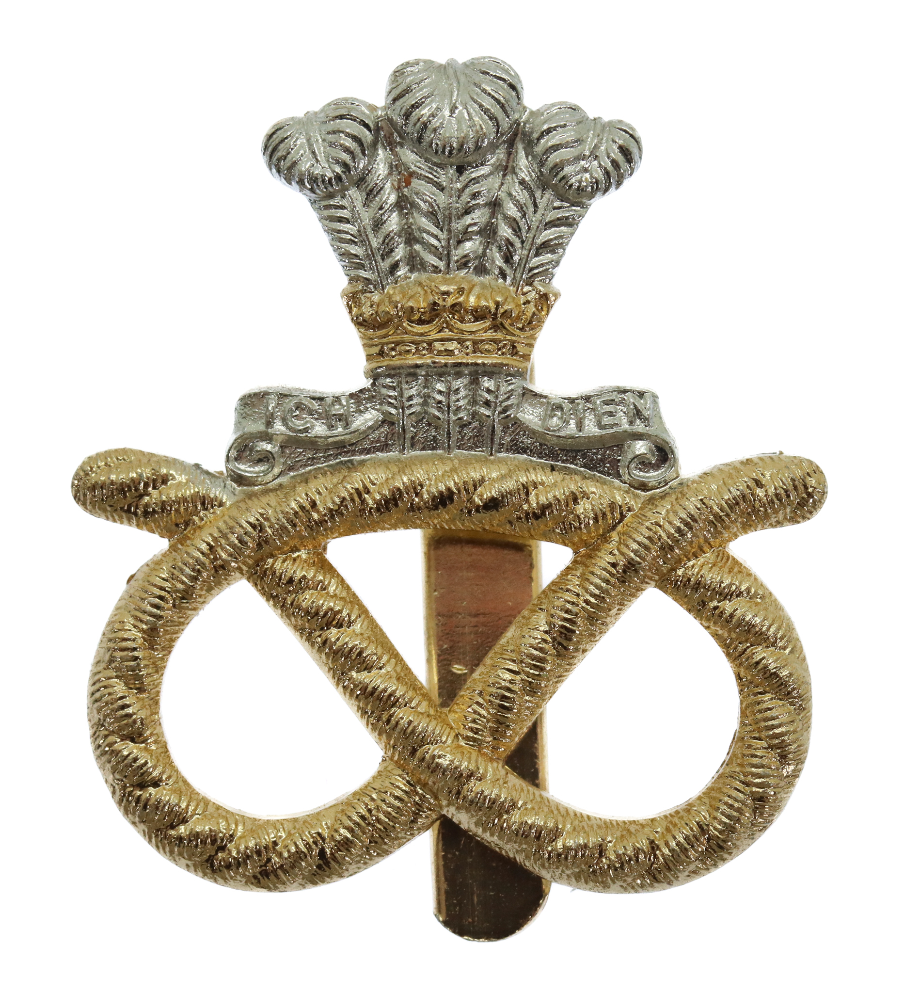 Staffordshire Regiment Anodised (Staybrite) Cap Badge