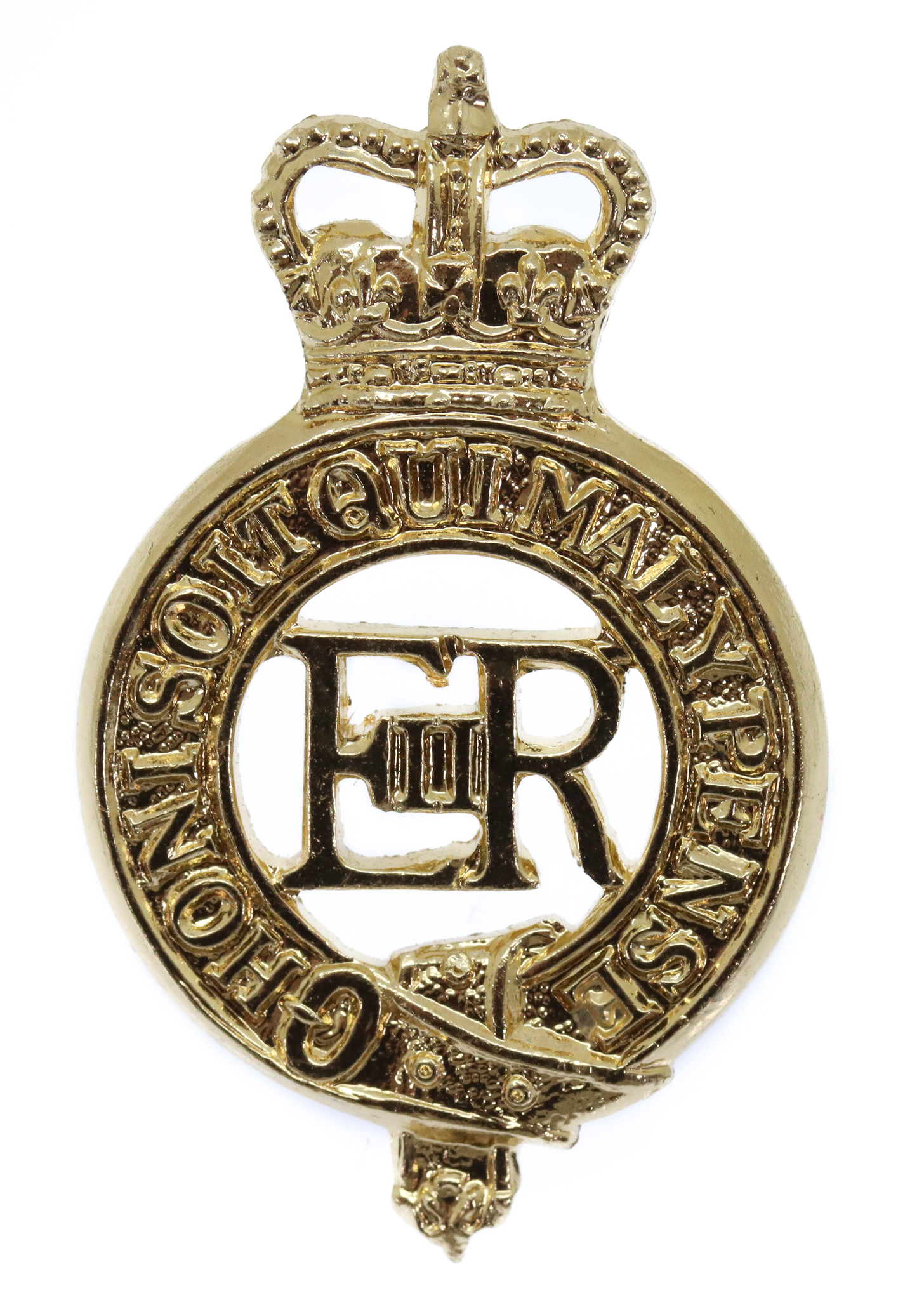 EIIR Household Cavalry Anodised (Staybrite) Cap Badge