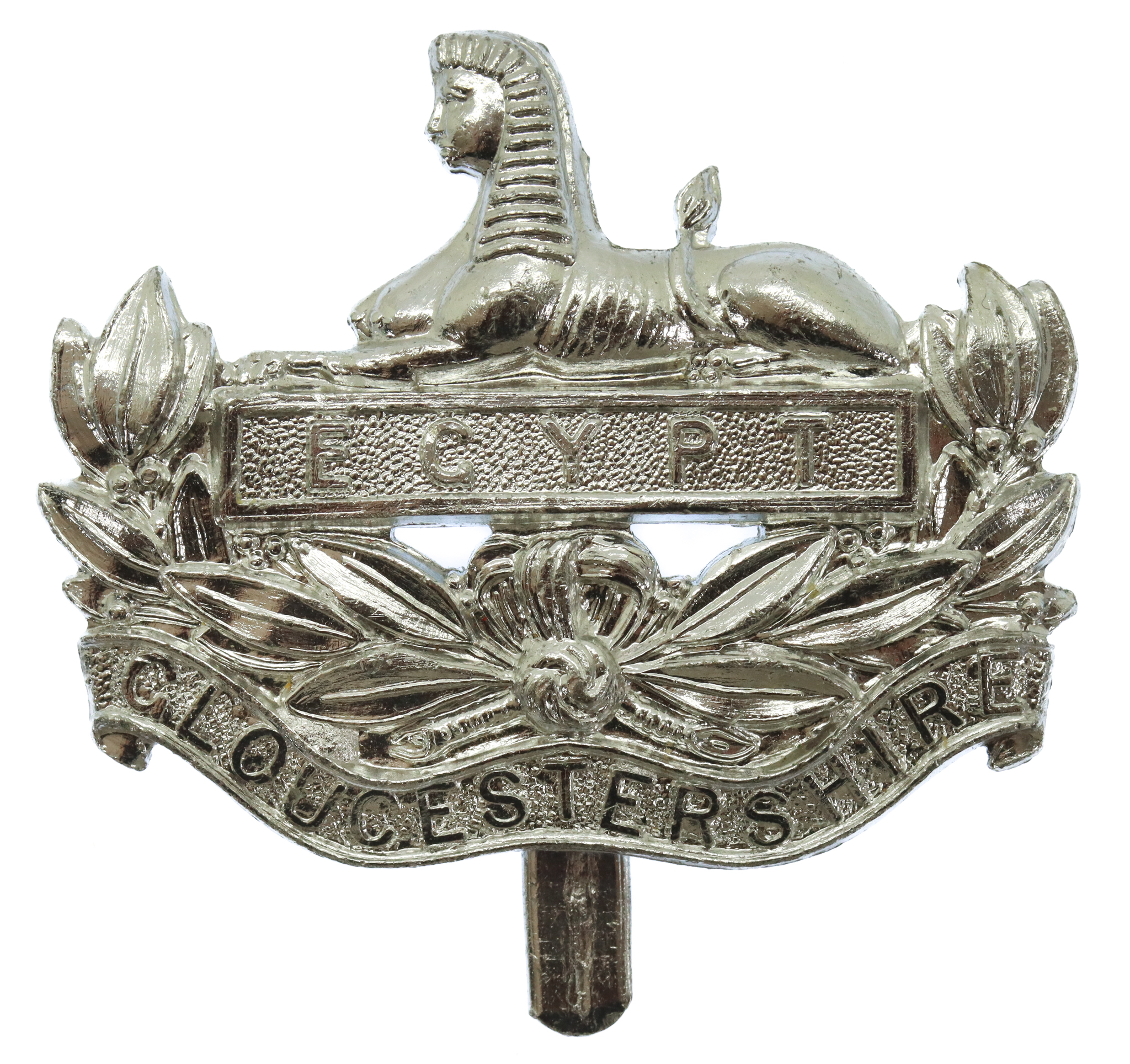 Gloucestershire Regiment Anodised (Staybrite) Cap Badge 