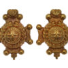 Pair of Royal Sussex Regiment Collar Badges