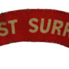 East Surrey Regiment (EAST SURREY) WW2 Printed Shoulder Title