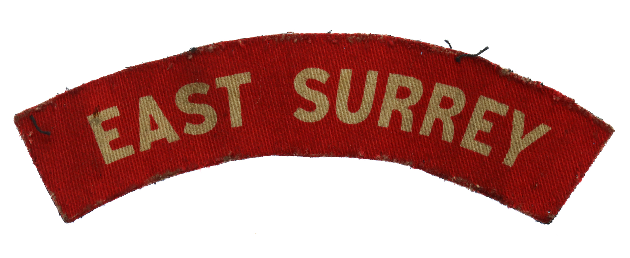 East Surrey Regiment (EAST SURREY) WW2 Printed Shoulder Title