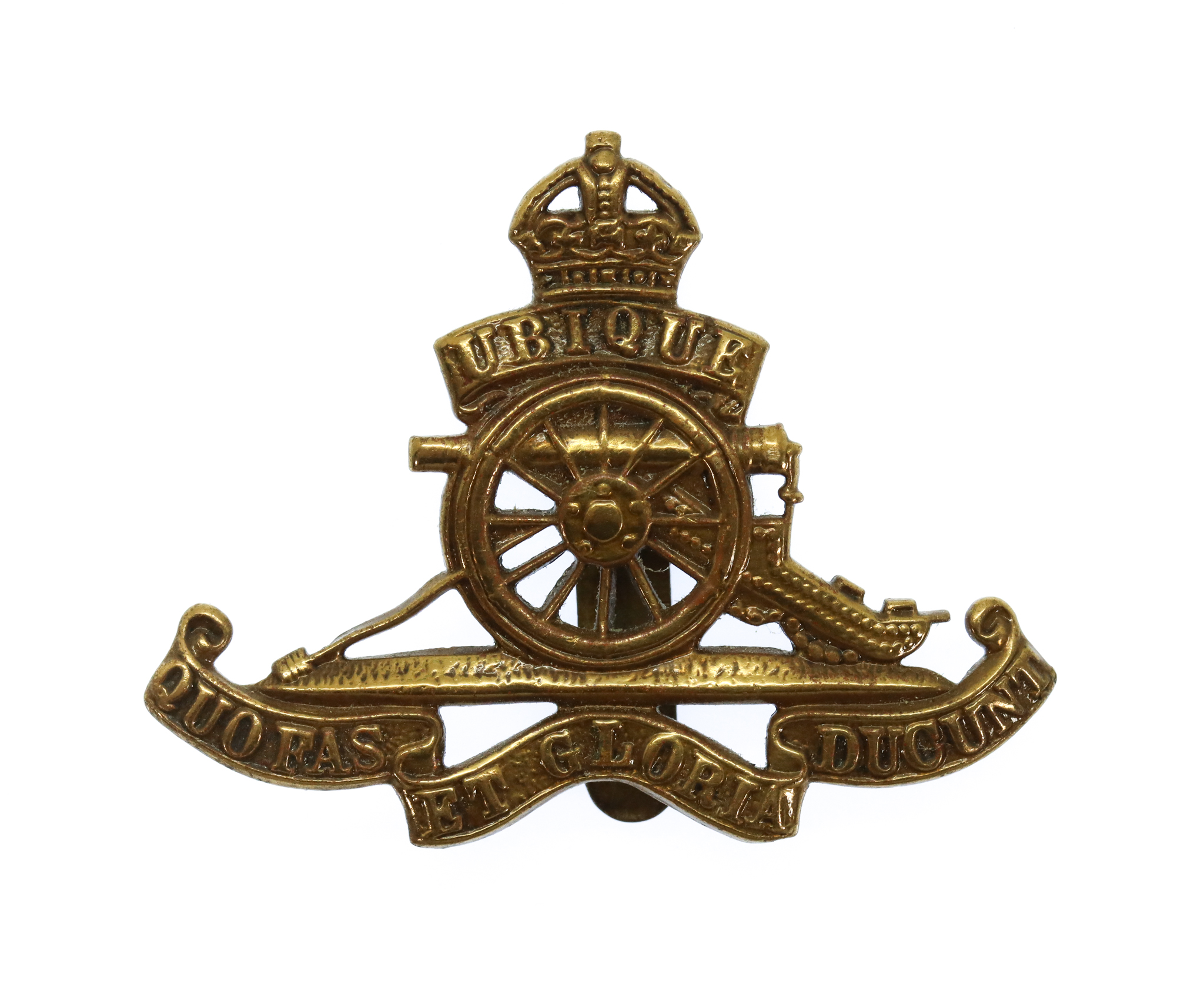 Royal Artillery Beret Badge - King's Crown