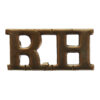 Black Watch Royal Highlanders (R.H.) Shoulder Title