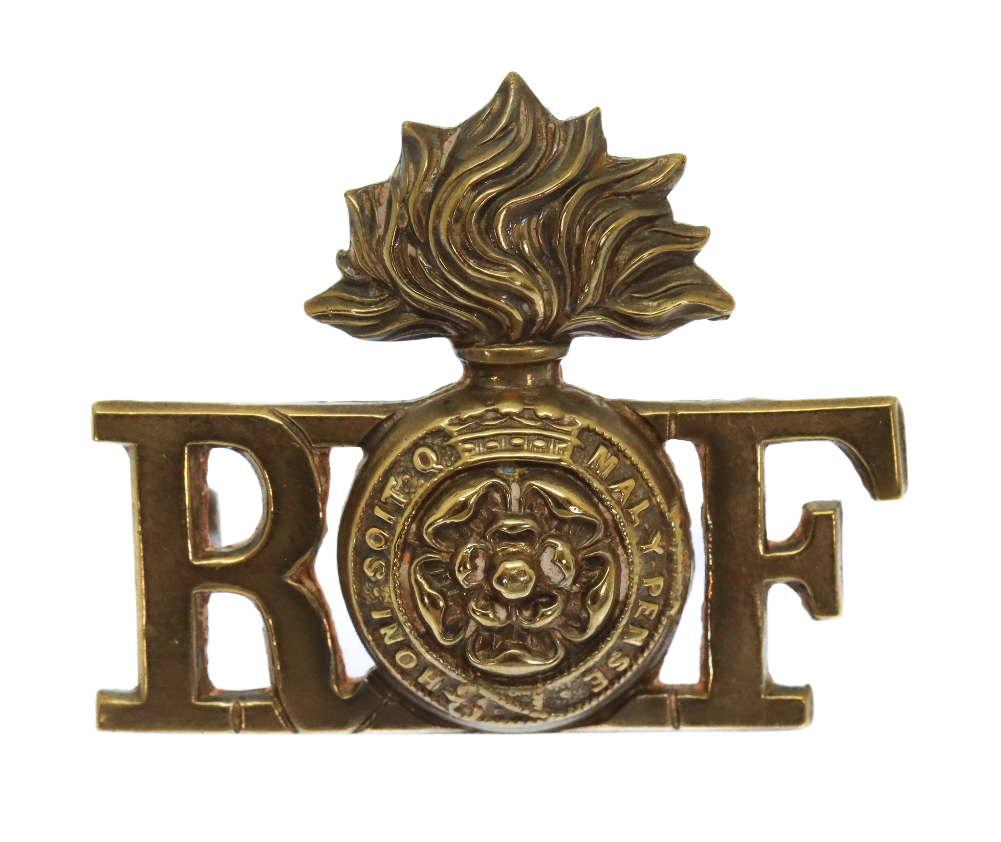 Royal Fusiliers Brass Shoulder Title