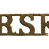 Royal Scots Fusiliers (RSF) Shoulder Title