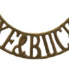 Oxfordshire & Buckinghamshire Light Infantry (OXF&BUCKS) Shoulder Title