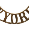West Yorkshire Regiment (W.YORK) Shoulder Title