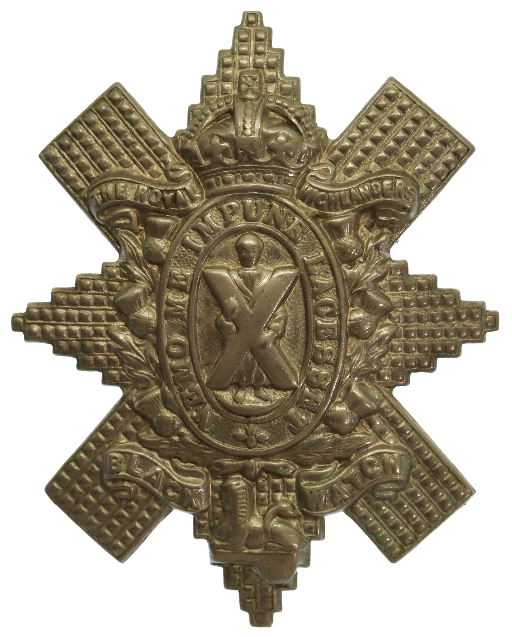 Black Watch (The Royal Highlanders) Cap Badge - King's Crown