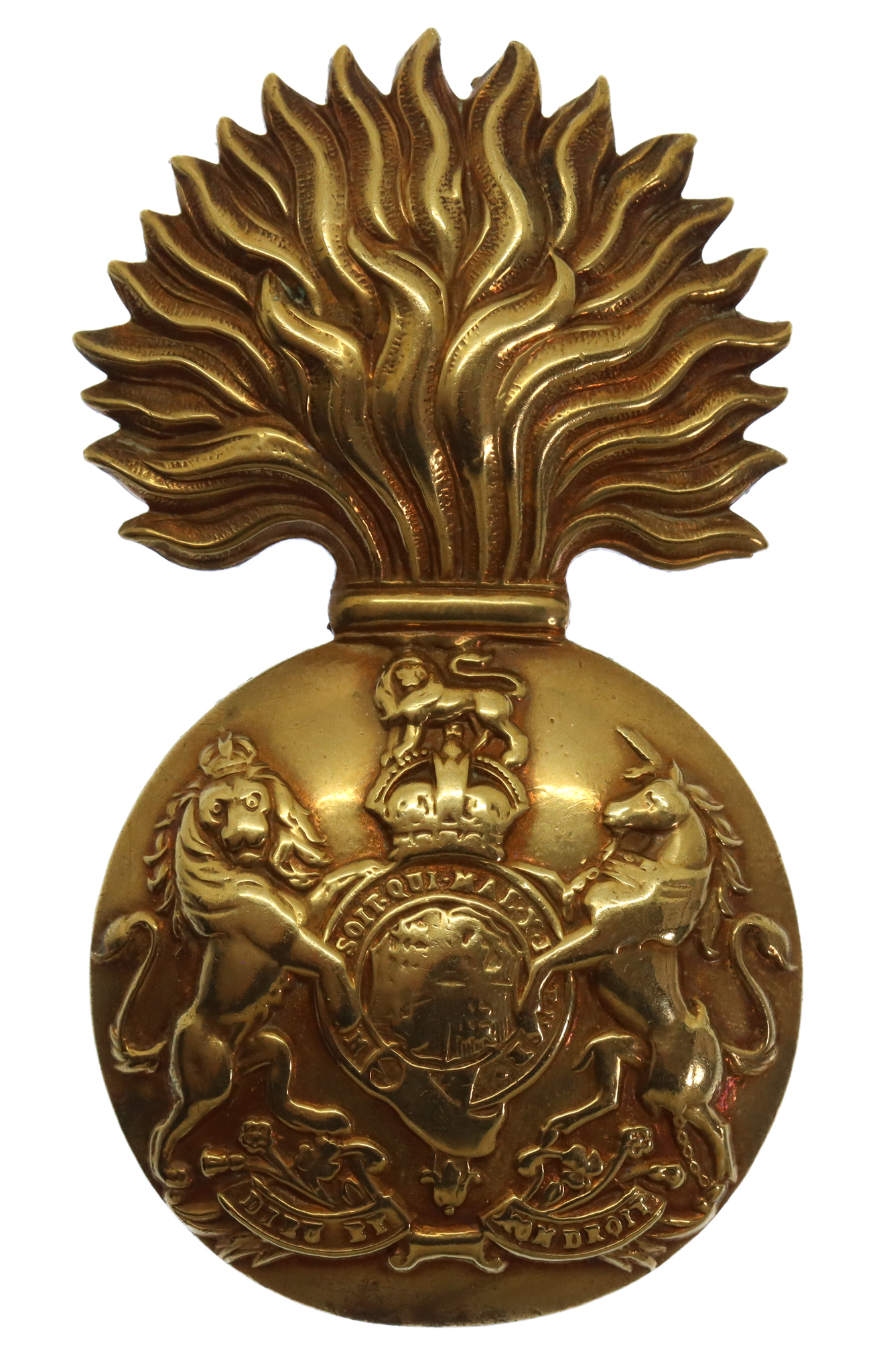 Royal Scots Fusiliers Cap Badge - King's Crown