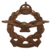 South African Air Force (S.A.A.F.) Cap Badge - King's Crown