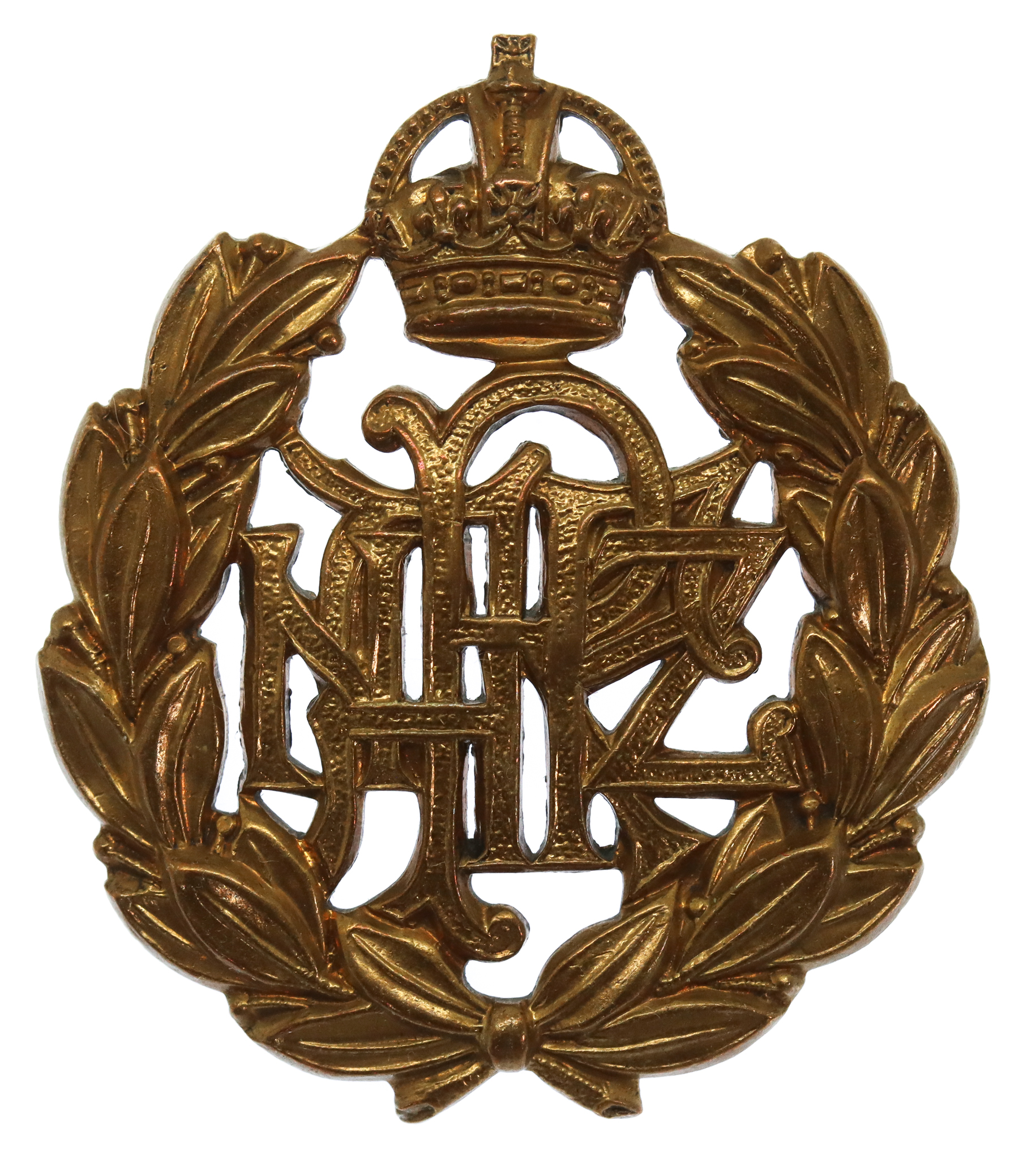 Royal New Zealand Air Force (R.N.Z.A.F.) Cap Badge - King's Crown