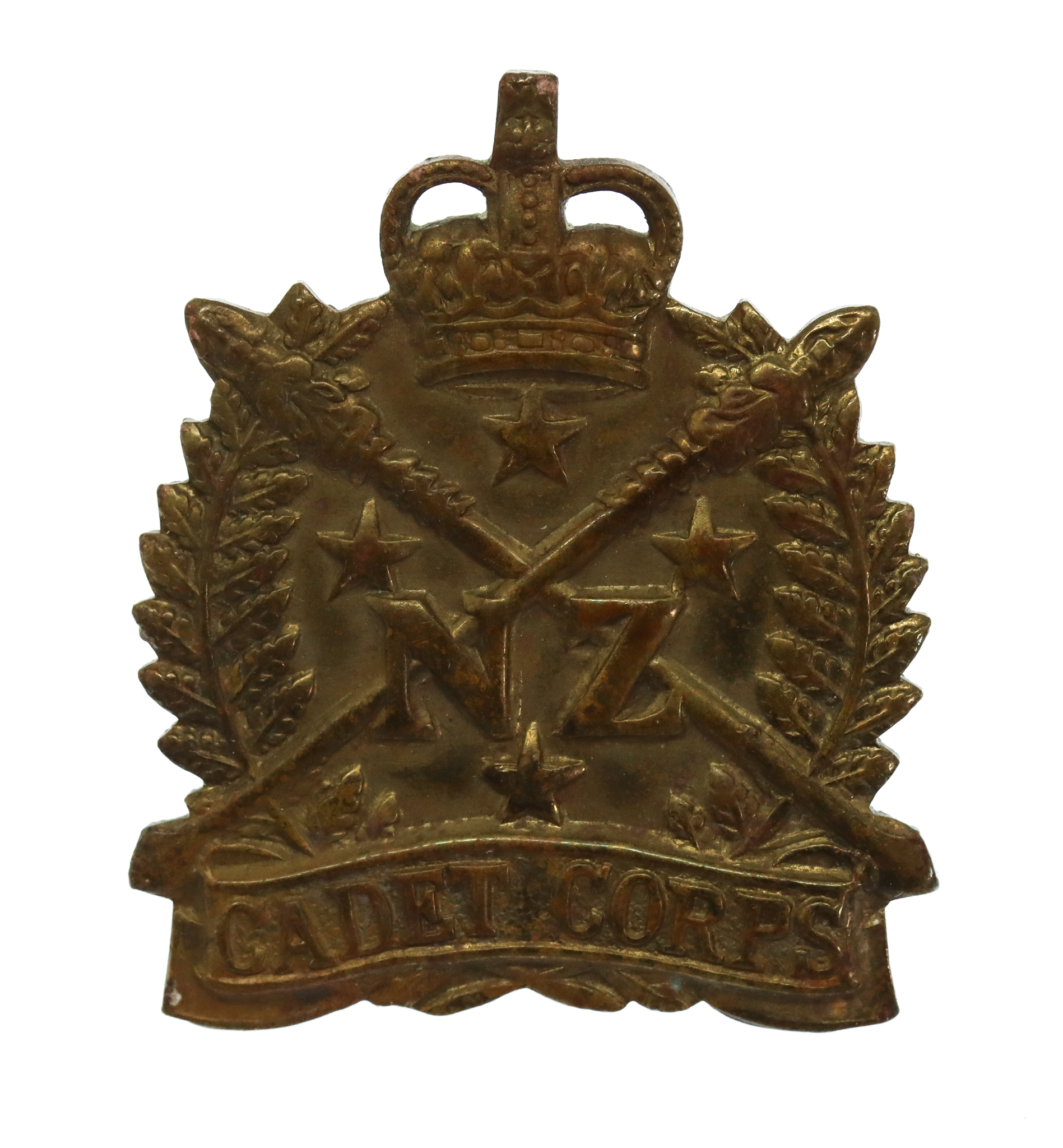 New Zealand Cadet Corps Cap Badge - Queen's Crown