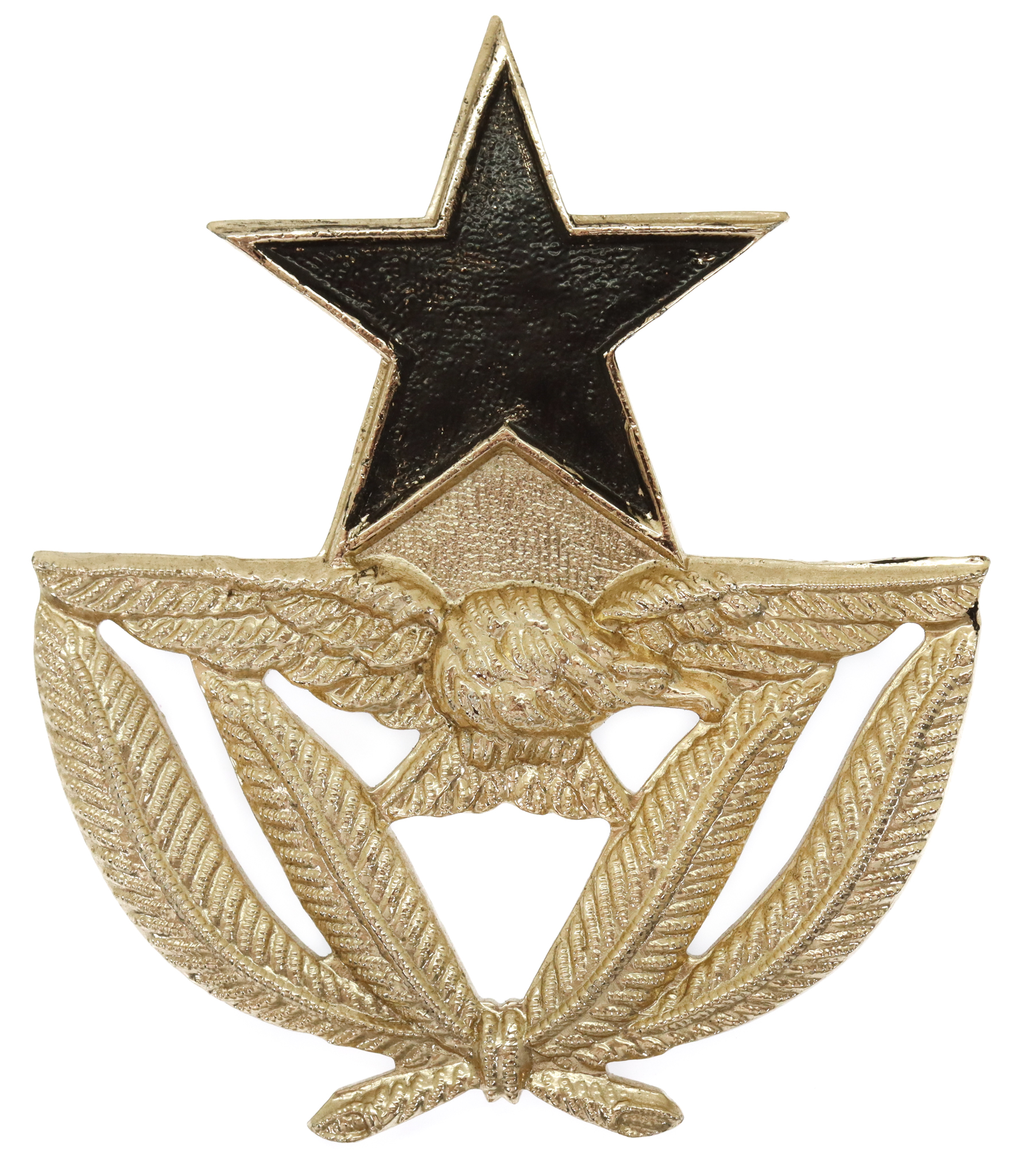 Ghana Air Force Anodised (Staybrite) Cap Badge