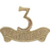 3rd Kenya Rifles Anodised (Staybrite) Cap Badge