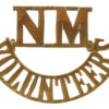 WW1 National Motor Volunteers VTC (NM/VOLUNTEERS) Shoulder Title