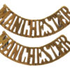 Pair of Manchester Regiment (MANCHESTER) Shoulder Titles