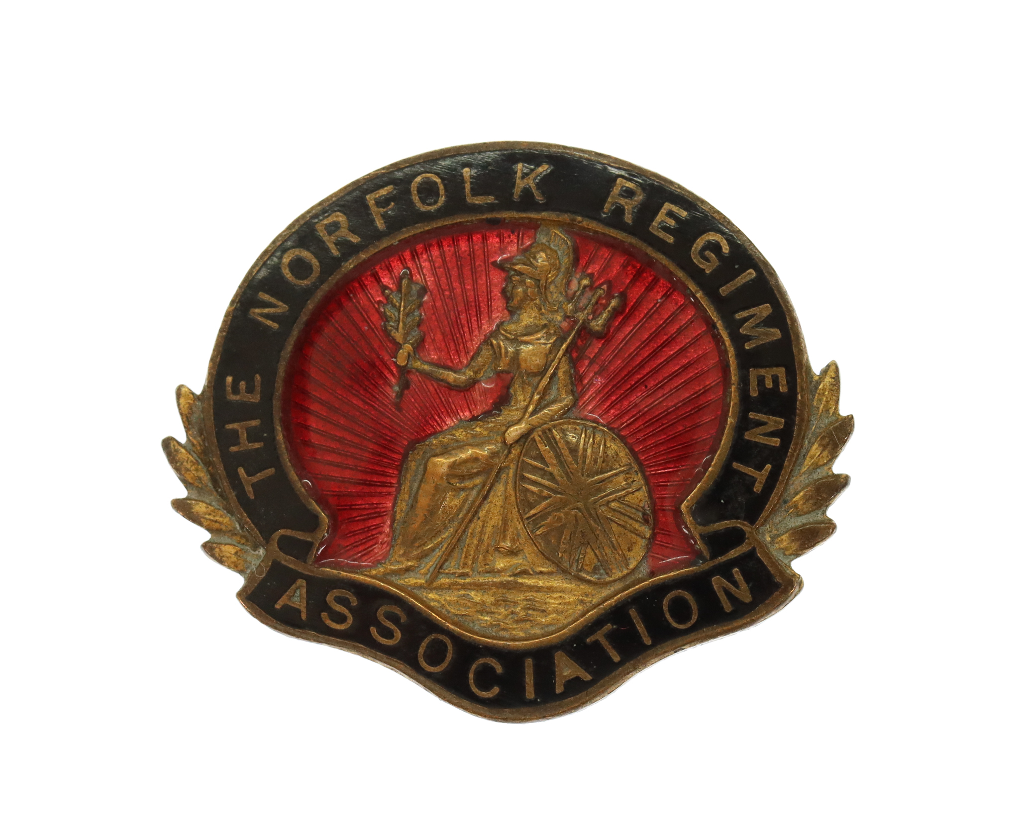 The Norfolk Regiment Old Comrades Association Enamelled Lapel Badge
