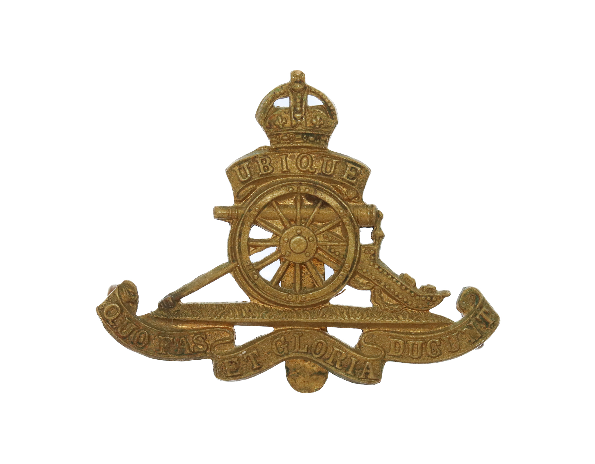 Royal Artillery Beret Badge - King's Crown