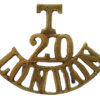 20th (Blackheath & Woolwich) London Regiment (T/20/LONDON) Shoulder Title