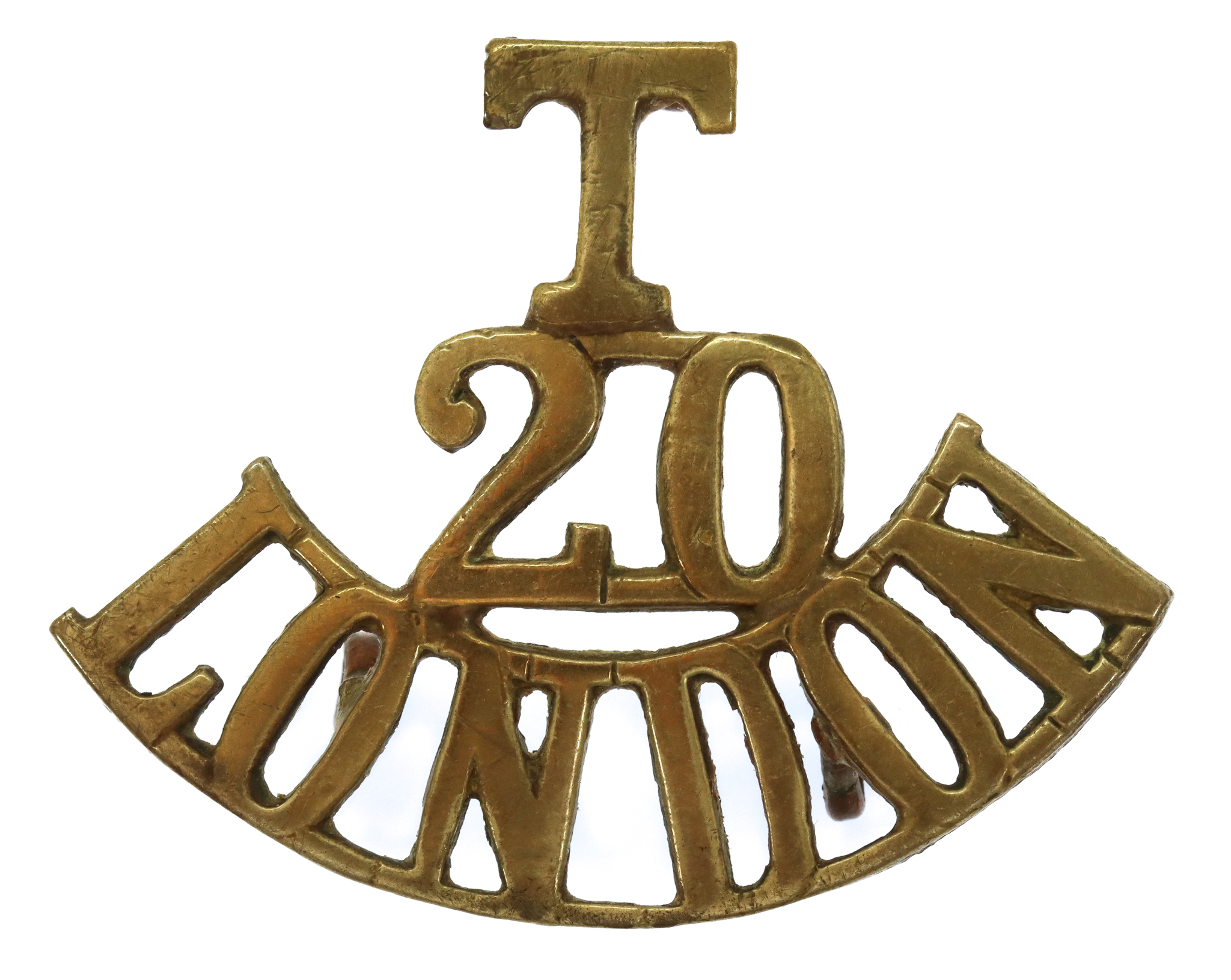 20th (Blackheath & Woolwich) London Regiment (T/20/LONDON) Shoulder Title