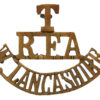 West Lancashire Territorials Royal Field Artillery (T/R.F.A./W.LANCASHIRE) Shoulder Title