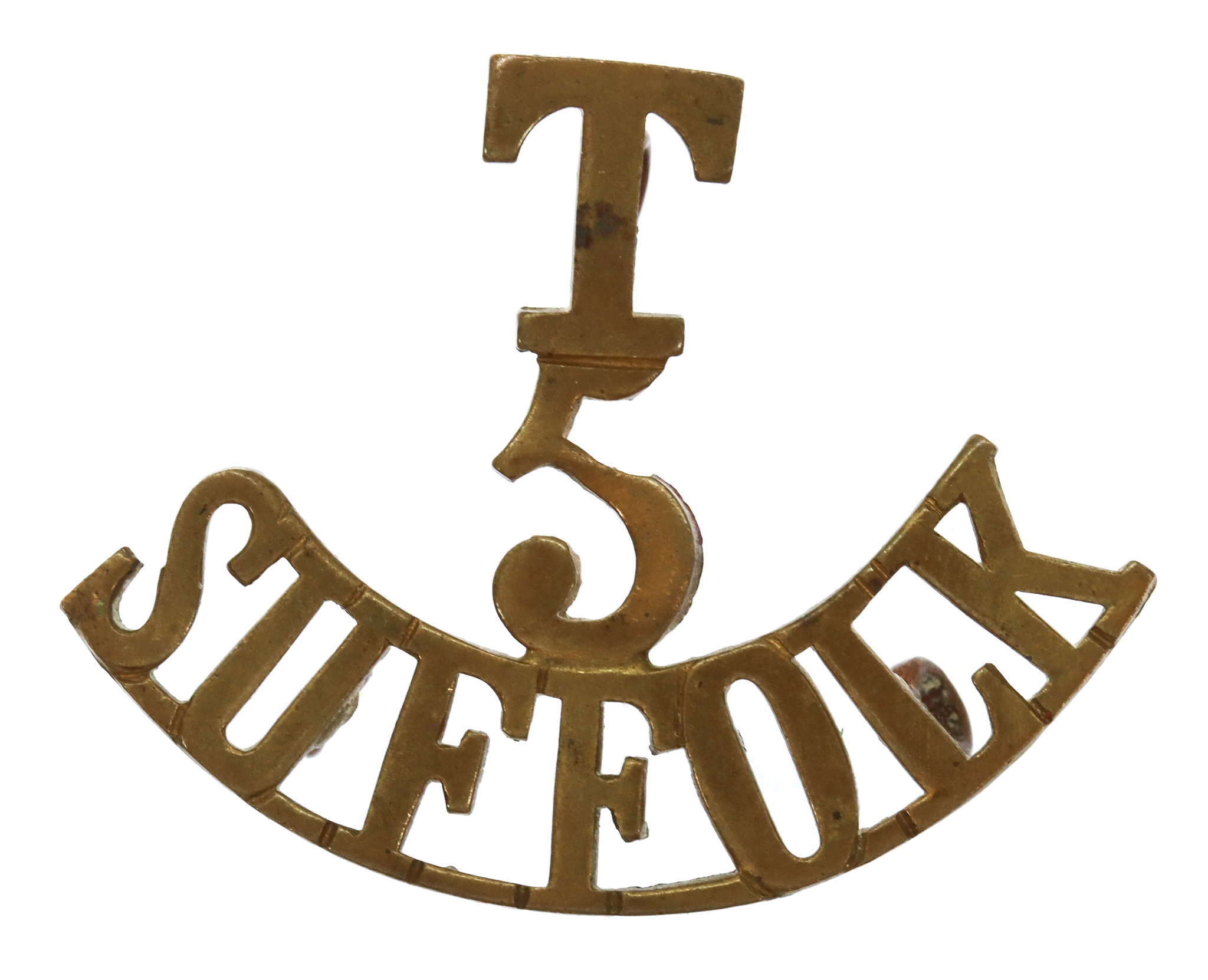 5th Territorial Bn. Suffolk Regiment (T/5/SUFFOLK) Shoulder Title