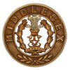 Middlesex Regiment Helmet Plate Centre