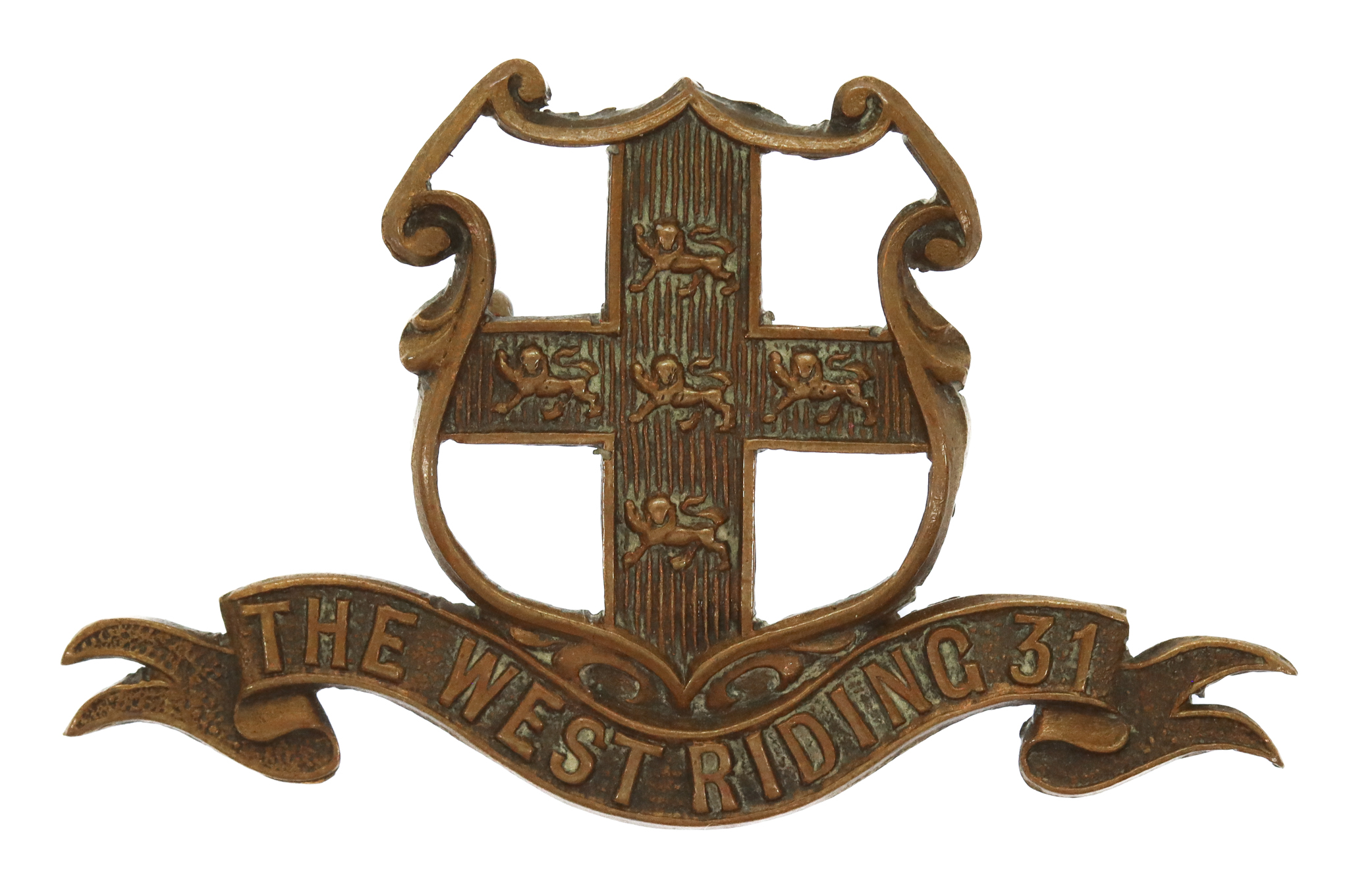 WW1 31st (Tadcaster) West Riding Ambulance Unit Cap Badge