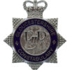Gloucestershire Constabulary Enamelled Star Cap Badge - Queen's Crown