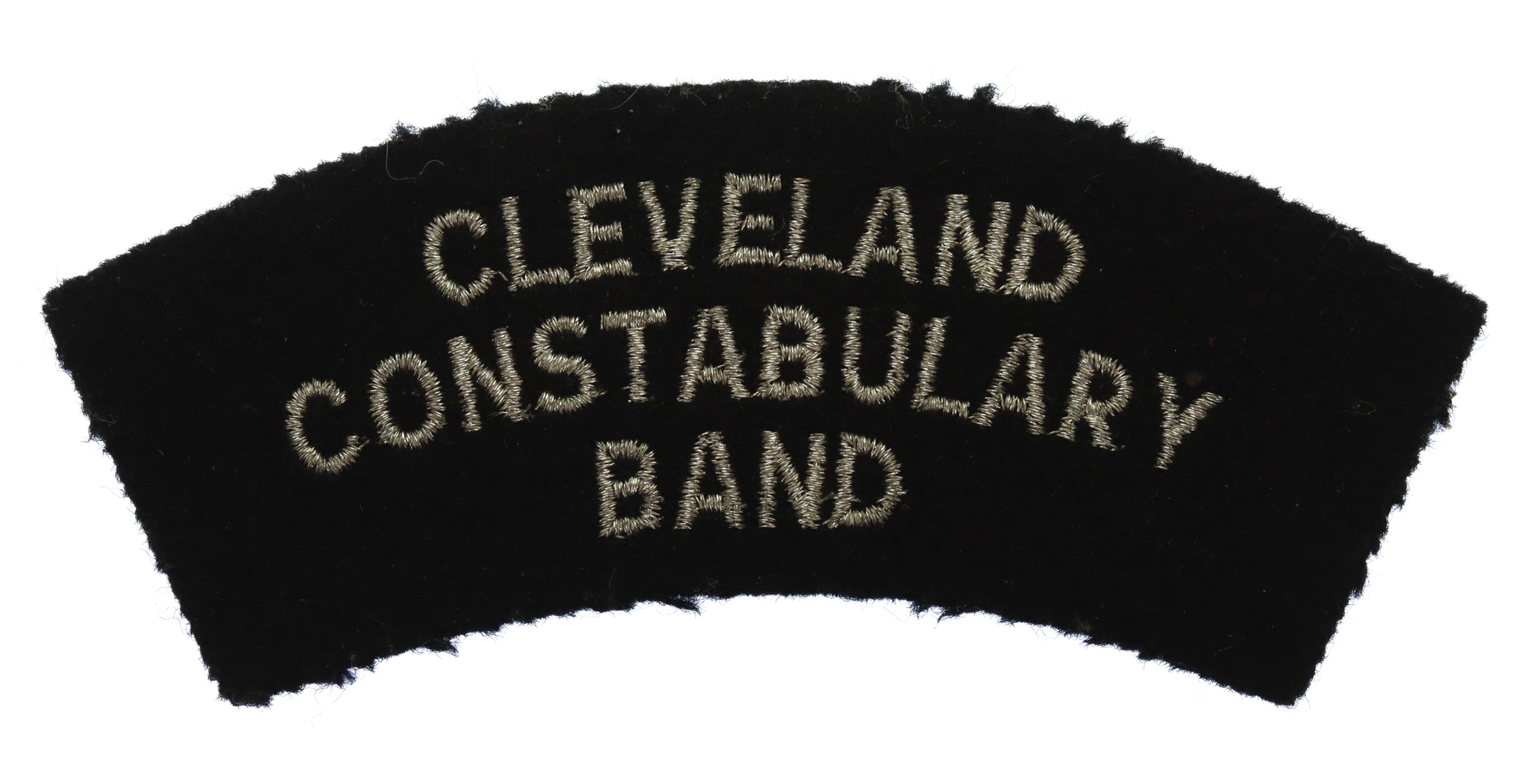Cleveland Constabulary Band Cloth Shoulder Title Badge