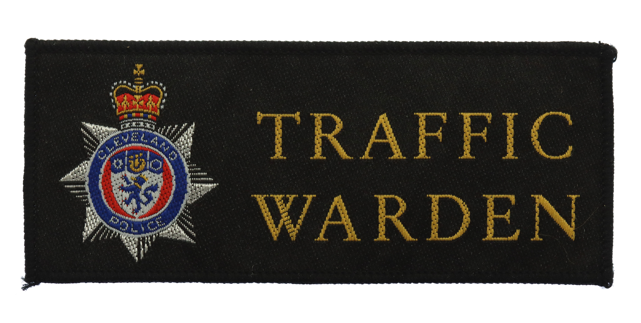 Cleveland Police Traffic Warden Cloth Patch Badge