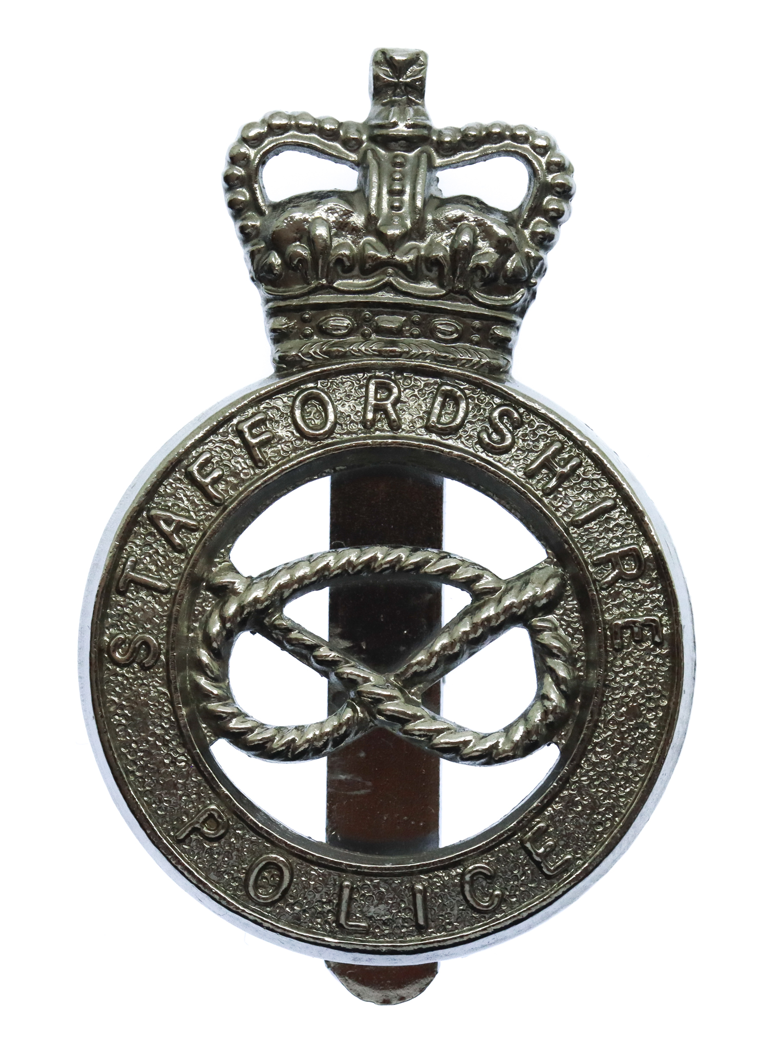 Staffordshire Police Cap Badge - Queen's Crown