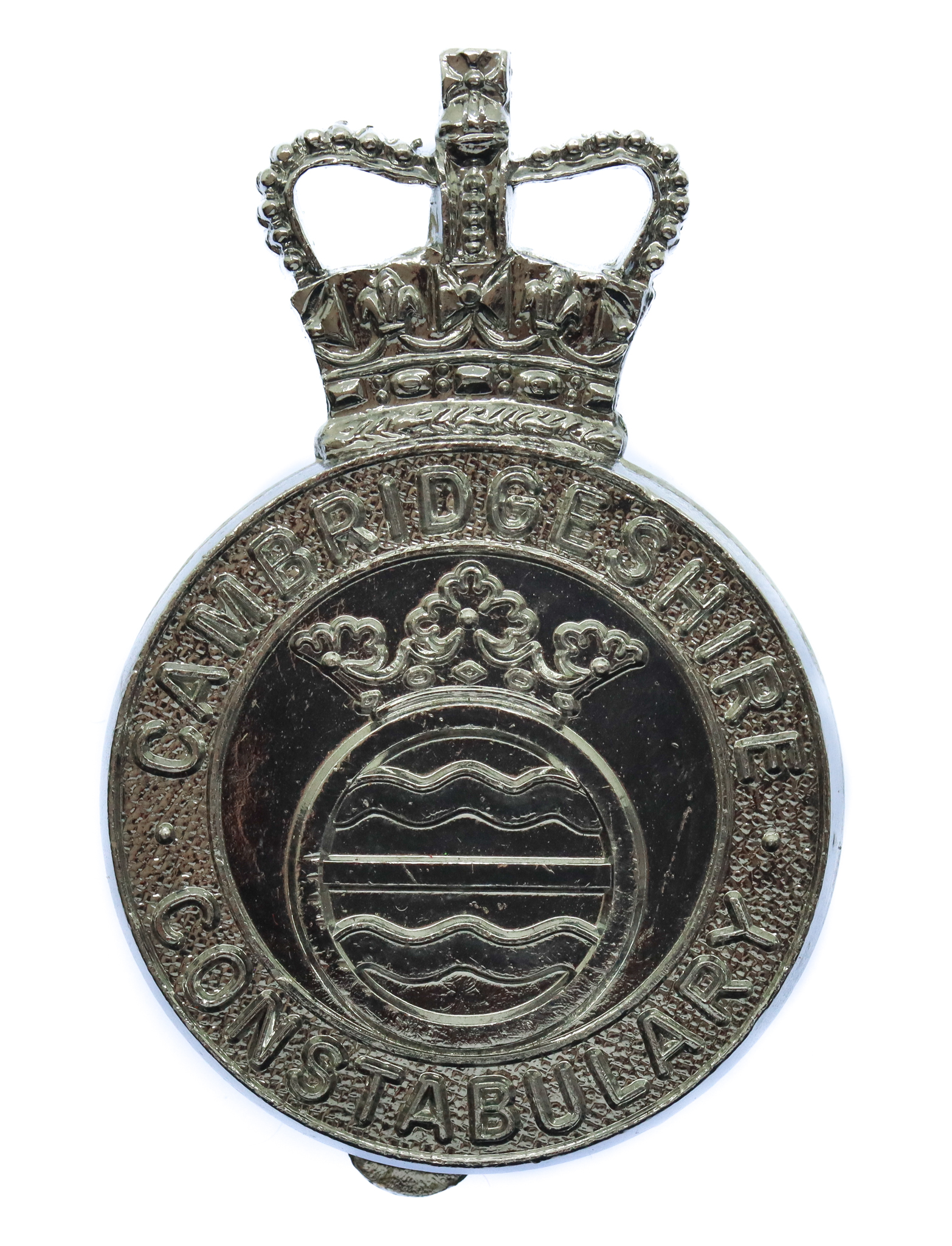 Cambridgeshire Constabulary Cap Badge - Queen's Crown