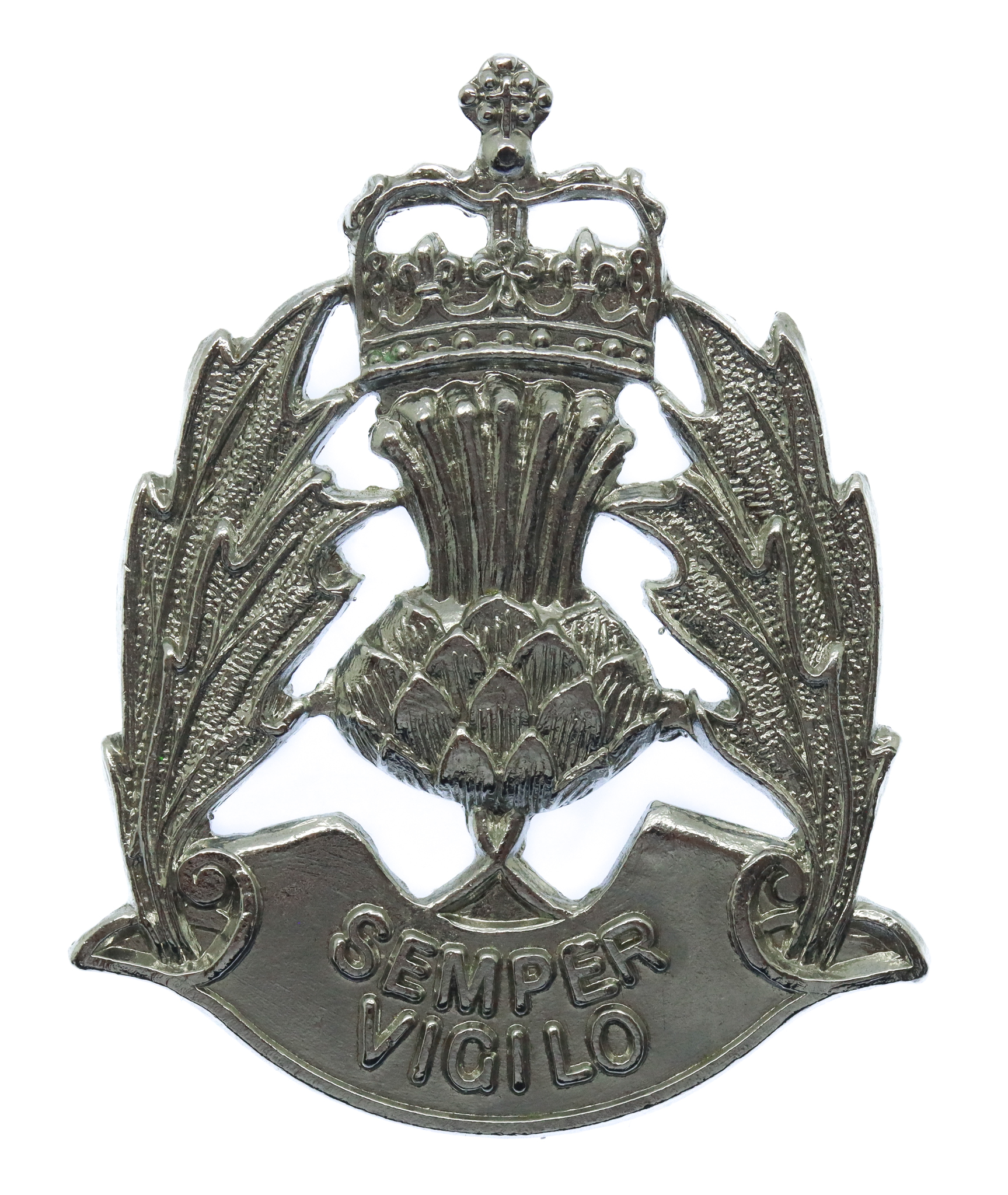 Scottish Police Forces Cap Badge - Queen's Crown