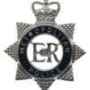 Metropolitan Police Enamelled Cap Badge - Queen's Crown
