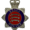Essex Police 1973 Hallmarked Silver Senior Officer's Cap Badge - Queen's Crown