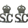 Pair of Special Constabulary Collar Badges - King's Crown