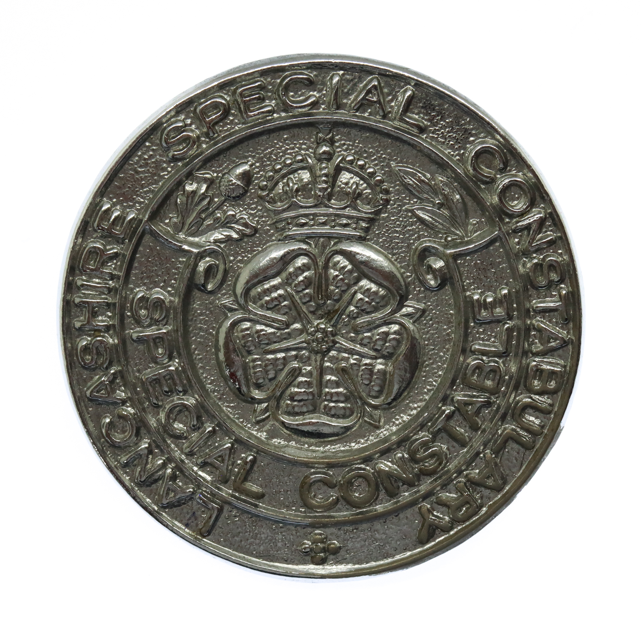Lancashire Special Constabulary Special Constable Cap Badge - King's Crown
