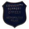 Metropolitan Police Community Support Officer Enamelled Cap Badge