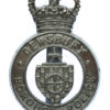 Dewsbury Borough Police Cap Badge - Queen's Crown (Voided Centre)