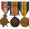 WW1 1914 Mons Star Medal Trio - Dvr. T. Randall, Royal Field Artillery